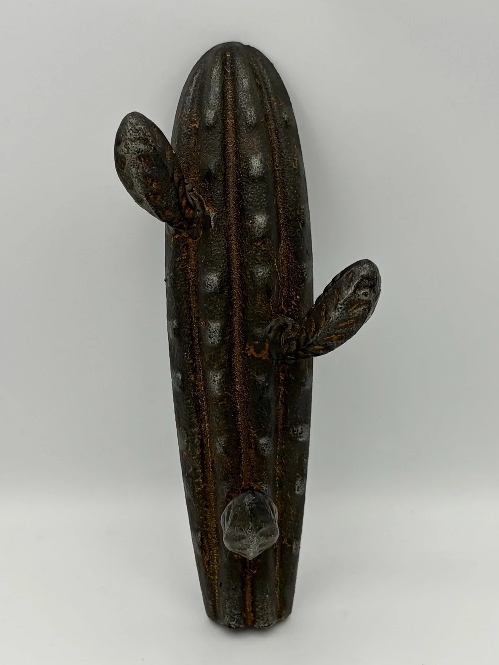 Cast iron Cactus wall hook x3 southwestern style